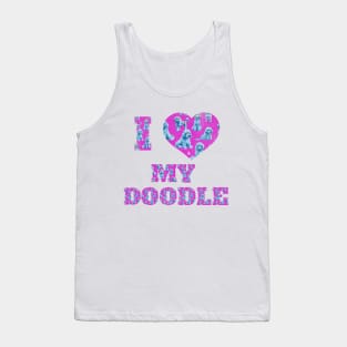 I Love My Doodle Puppy Dog Tank Top
